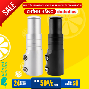 (CHỌN MÀU) Phụ Kiện Nâng Tay Lái Xe Đạp Tăng Chiều Cao Ghi Đông Bằng Hợp Kim Nhôm Cao Cấp - Hàng chính hãng dododios
