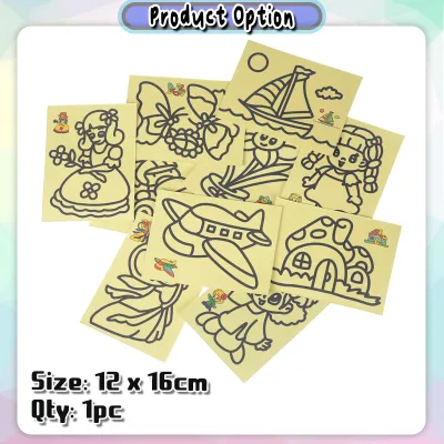 [Choo Choo Toy] Sand Painting For Kids Goodies For Kids Sand Art DIY Toys Kid Doorgift Lukisan Pasir 儿童沙画 - BT262