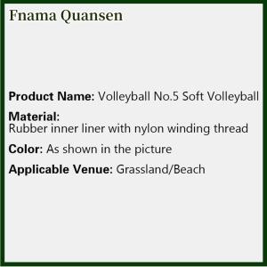 Fnama วอลเลย์บอลสไตล์มืออาชีพวอลเลย์บอลในร่มขนาด5นิ้วสำหรับกีฬากลางแจ้งวอลเลย์บอลสำหรับเด็ก