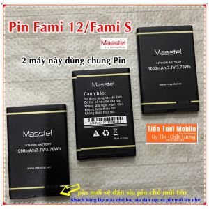 Pin Fami 12/fami S Masstel (dùng chung)