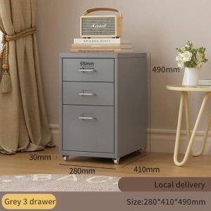 Durable Fireproof and Moisture-proof Filling Steel Cabinet Office Stands Drawer Under Table Lateral Storage Cabinet