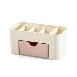 Cosmetic MakeUp Storage Box Organizer with Drawer Multipurpose Storage Box Kotak Penyimpan Kosmetik Serbaguna