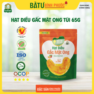 HẠT ĐIỀU GẤC MẬT ONG BÀ TƯ TÚI ZIP 65G