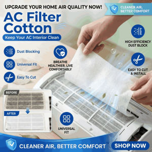 Universal Anti-Dust Dust Cotton Filter Home Air Purification Filter Pad Electrostatic Air Conditioner Vent Filter Cotton