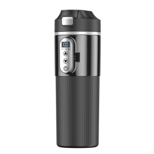 Auto Heating Travel Mug 500ml Capacity Stainless Steel Car Cup Kettle Temperature Control For Road Trips And Outdoor Use
