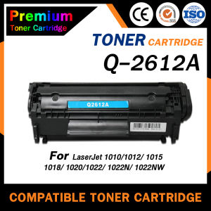 HOME Toner เทียบเท่า Q2612A/2612 สำหรับ HP LaserJet 1010/1015/1018/1020/1022nw/3020/3030/3050/3052/3055/M1005/M1319f MFP/MF4000/4100/4200/4300/4600