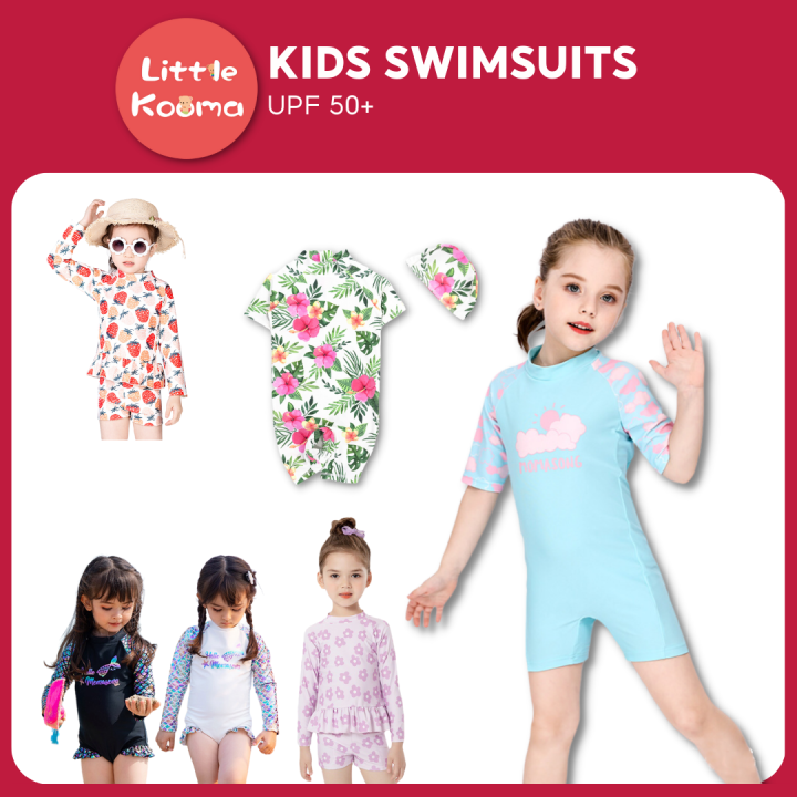 Girl Swimming Suits UPF 50+ Kid Swimming Wear Children Swimwear Baby
