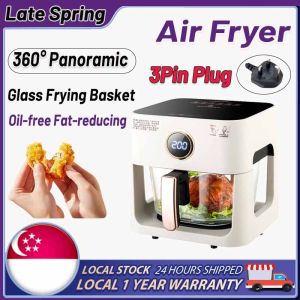 🇸🇬【Ready stock】Air Fryer 5L Smart Home Digital Screen Touch Cntrol 60min Timer Multifunctional Chip Oven Air Fryer Oven