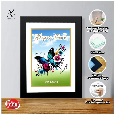 BINGKAI FRAME FOTO A4 / 21x30 BINGKAI WISUDA PIGURA MINIMALIS BINGKAI PREMIUM BAHAN POLYFRAME LEBAR 3CM