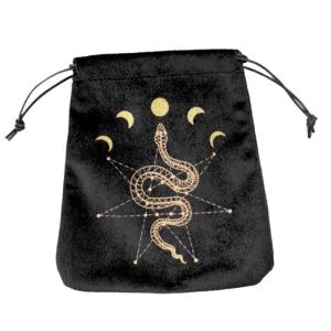 กระเป๋า Tarot Rune กระเป๋าพิมพ์ลายพร้อมเชือกรูดกระเป๋าใส่ไพ่ทาโรต์กระเป๋าของขวัญท่องเที่ยวสำหรับผู้หญิงผู้ชาย