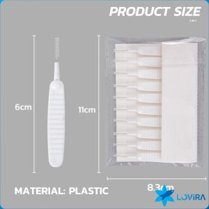 LoviRa 10 anti clogging mini hole brush shower nozzle cleaning tools