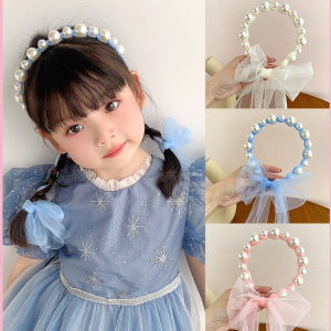Terbaru 2024 Bando Mutiara Pita Rambut Bandana Anak perempuan Aksesoris Putri Kids Fashion Import