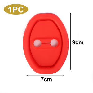 4Pcs Car Door Lock Anti-collision Pad Silicone Shock Absorption Protective Cushion Universal Latch Buffer Guard Cover Auto Accessories