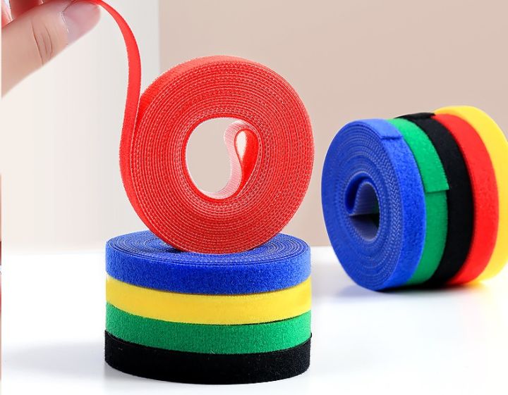 Velcro cable tie cable tie winding set computer fixed cable 1 Meter