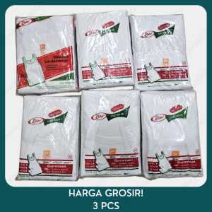 Isi 1 Pcs / 3 Pcs Kaos Dalam Singlet Pria Dewasa Rider Classic R123B Putih Rider R 123B