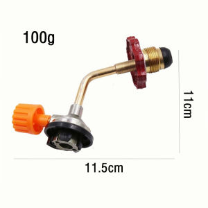 Camping Butane Gas Refillable Adapter Portable Gas Cylinder Refill Connector Coupler