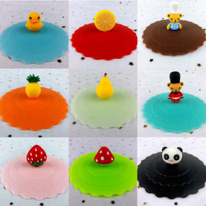 Best Day Anti Dust Silicone Cartoon Cup Cover Ang for Good Looking