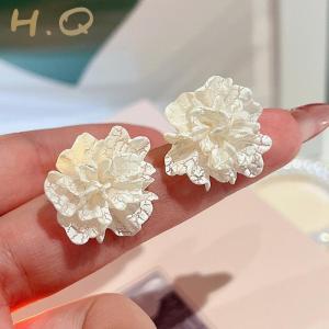 khuyên nữ Hoa trang sức cao cấp Phụ kiện thời trang Phong cách Hàn Quốc Quà tặng Hoa Women H.Q Jewelry