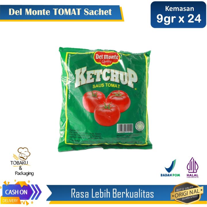 SAOS TOMAT DELMONTE SACHET 24X9gr / SAUS DEL MONTE TOMAT