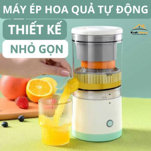 Máy Ép Cam Tự Động Máy Vắt Cam Chanh Đa Năng - Máy Ép Hoa Quả Tự Động Sử Dụng Sạc USB Tiện Lợi - Ép Nước Trái Cây Đa Chiều 360° Máy Ép Chậm Hoa Quả Không Dây