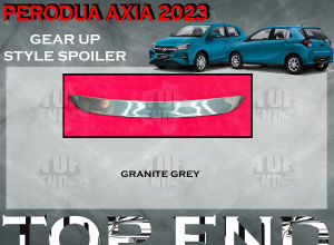 PERODUA AXIA 2023 GEAR UP OEM STYLE SPOILER REAR TRUNK SPOILER DUCKATAIL- MATERIAL ABS BODYKIT