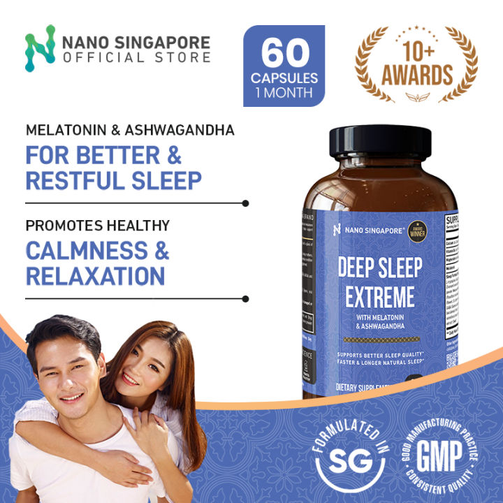 Melatonin Deep Sleeping Pills (60s) w/ Melatonin and Ashwagandha