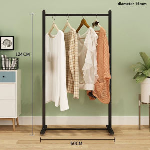 Double Pole Strong Steel Structure Laundry Rack Cloth Clothes Rack Hanging Organizer Hanger Penyangkut Baju Rak Baju晾衣架