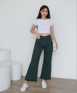 CELANA JEANS WANITA EMERALD KULOT JEANS -SYS CLOTHIER