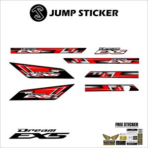 Stiker Striping Dream EX5 - astrea star - Prima - 1981 - 1993 grafis variasi 009
