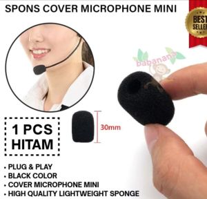 F11 BUSA MIC JEPIT KLIP CLIP BANDO HEADSET ORIGINAL TEBAL SARUNG MIK PELINDUNG MIX SPON MICROPHONE