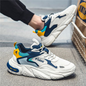 Mesh Mens Sneakers Comfortable Mens Vulcanized Shoes Lace Up Breathable Outdoor Running Shoes Autumn Men Tennis Shoes 2026 New