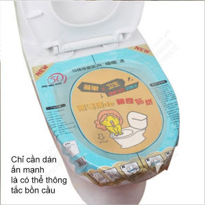 Miếng dán thông tắc bồn cầu