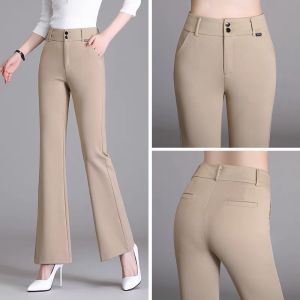 Quần ống loe 2 cúc có bigsize ( 40-75kg)  khoá cạp cao tôn dáng  -MAS- Mã 555M