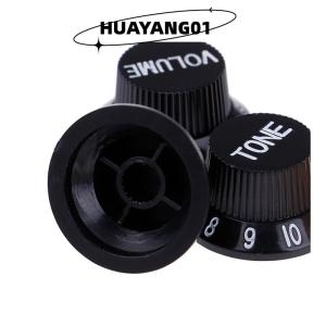 HUAYANG01 [HOT FASHION] Guitars strat knob 1-Volume 2-Tone control knobs for guitar