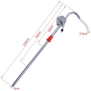 25mm Aluminum Alloy Rotary Hand Crank Oil Barrel Drum Pump Pumping Petrol Diesel Fuel Tool