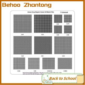Behoo Hole Spacing 0.3 0.35 0.375 0.4 0.5 0.58 0.6 0.8 1.0mm Universal Green Oil Net UV Solder Mask BGA Reballing Stencil