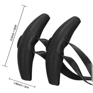 1 Pair Horn Shape Fitness Handle Multifunctional Adjustable Tranining Deadlift Professional Grip