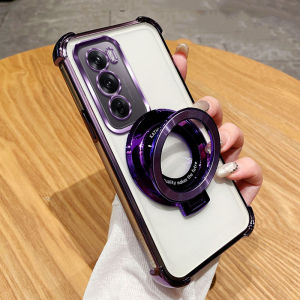 Giá đỡ từ tính chống va đập Vỏ trong suốt cho Motorola MOTO Edge 60 50 Edge50 Fusion Pro Neo G05 Có nắp đứng