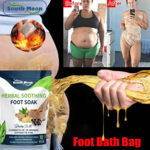 Ngâm Chân Thảo Dược Ngải Cứu Gừng Thải Độc Giữ Ấm Dễ Ngủ Giảm Đau Xương Khớp Giảm Hôi Chân (10 túi lọc/bịch)