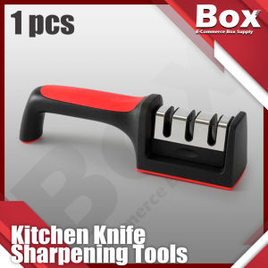 3-Stage Knife Sharpener Pengasah Pisau With Anti-Slip Base for Residential Kitchen (PENGASAH PISAU)