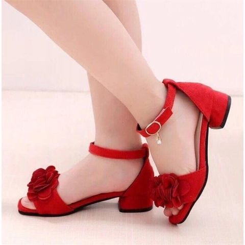 Children Girls High Heel Shoes For Kids Princess Shoes Fashion Bow Suede  Thin Heel Female High Heels For Party Wedding Size31-43 - Leather Shoes -  AliExpress