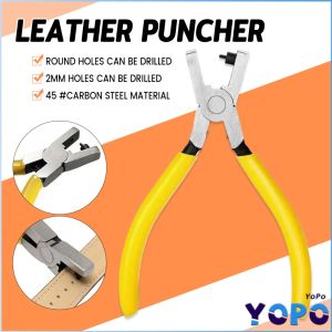 YoPo Punch Pliers 2mm Round Hole Leather Watch Band Strap Hole Puncher