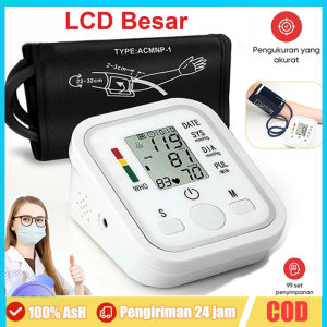 Tensimeter Tensi Meter Pengukur Tekanan Blood Pressure Monitor Portable Digital Darah Alat LCD Besar