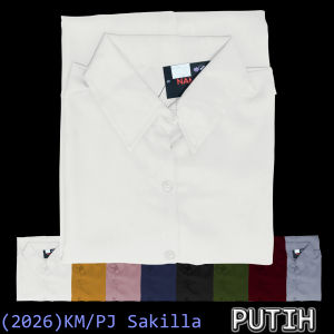 COD-KEMEJA WANITA LENGAN PANJANG BAHAN SHAKILLA PREMIUM / Kemeja Wanita Polos Casual Tunik / Kemeja Wanita Formal/Kemeja Wanita Murah Kekinian Terlaris