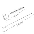 Snake Tongs Retractable Snake Handling Tools Snake Catcher Trap Length 6.30-26.78in Round Head Hook Without Hurting It for Moving Catching Snakes elegance. 