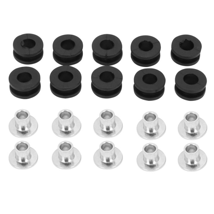 10Pcs Motorcycle Rubber Grommets Bolt For Honda Yamaha Suzuki - Foto 3