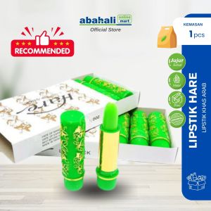 Lipstik Hare L-14 Herbal Arab Hare Asli Hijau Natural Melembabkan