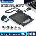 DVD Drive Eksternal Slim Portable Optical Drive Writer Burner Rewriter CD ROM Drive / DVD RW External CD Writter Burning Slim / Untuk PC / Laptop / Komputer Laptop Colorfull Serie. 