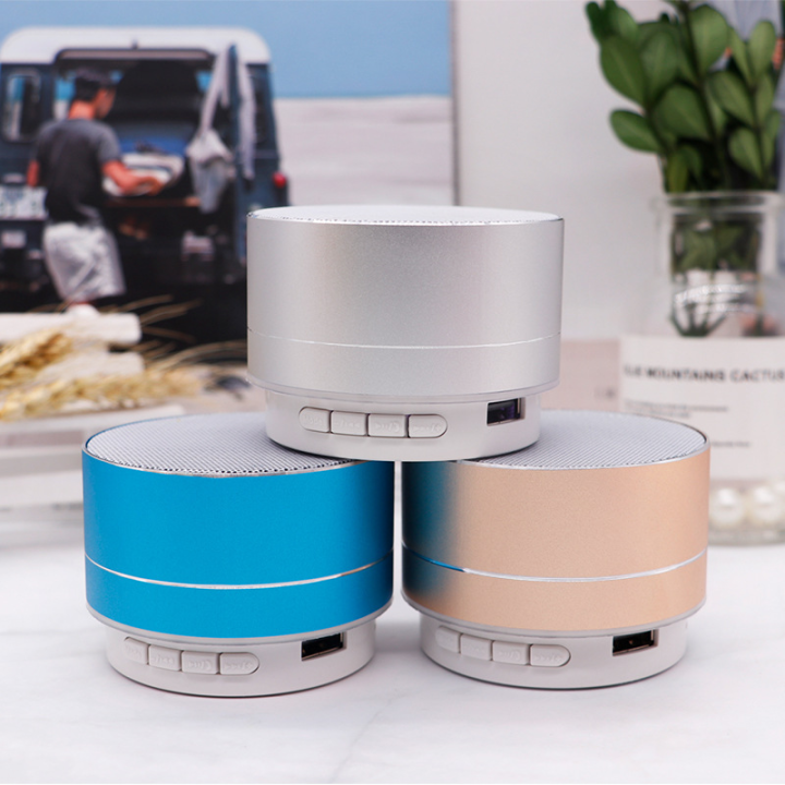 A10 mini metal Bluetooth speaker with TF card slot. | Lazada PH