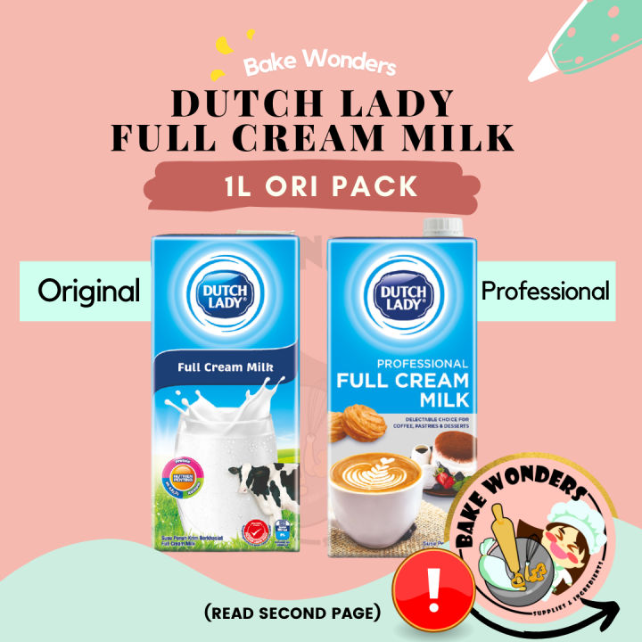 Dutch Lady Professional Full Cream Milk/ Dutch Lady UHT Full Cream Milk